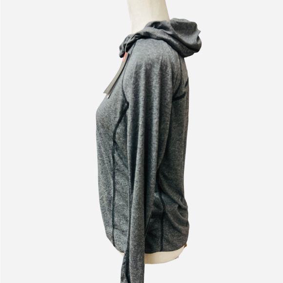 Under Armour Threadborne Train Twist Hoodie HeatGear Running Shirt Womens Sz S - Picture 6 of 8